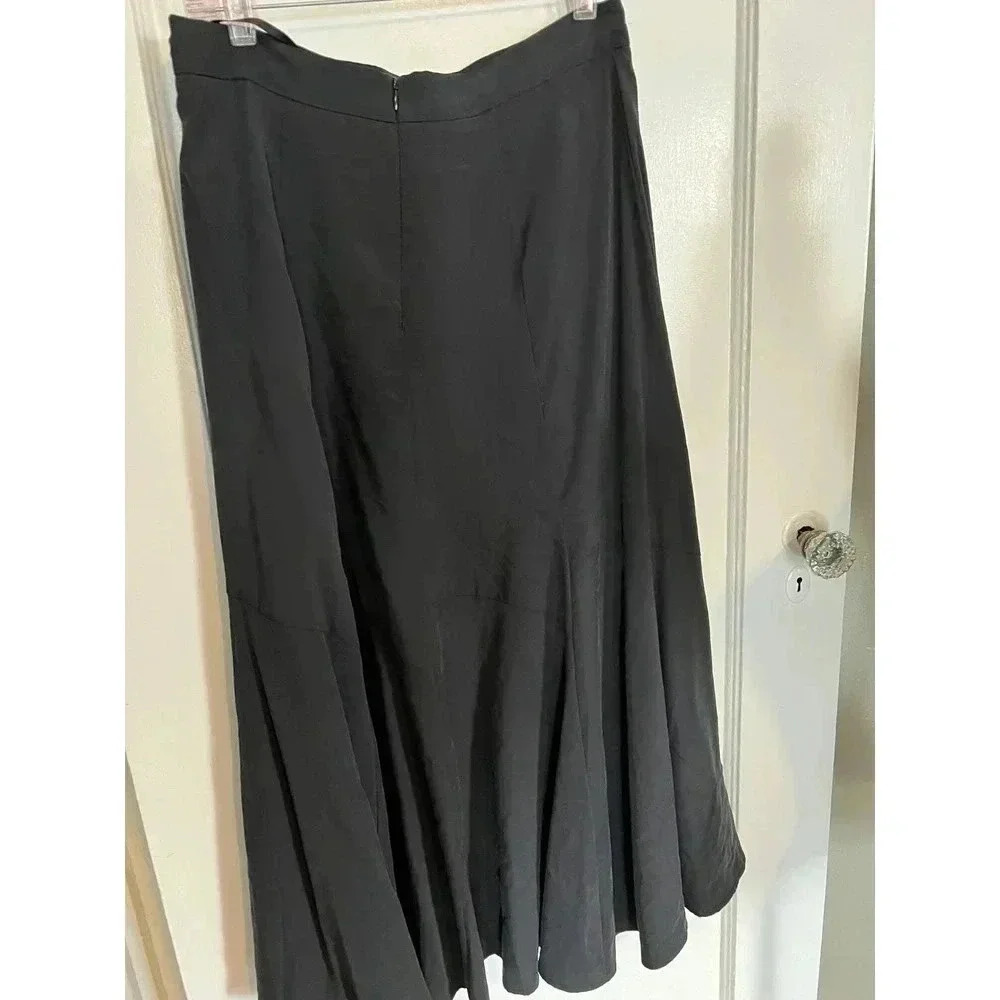 Meli Fit and Flare Black Skirt, Size 10